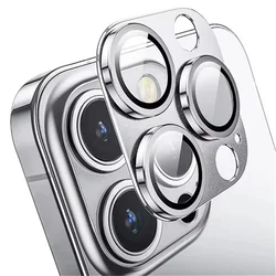 Premium Camera Lens Protector - Enhanced Glass Shield - 11 - 12Mini (Silver)