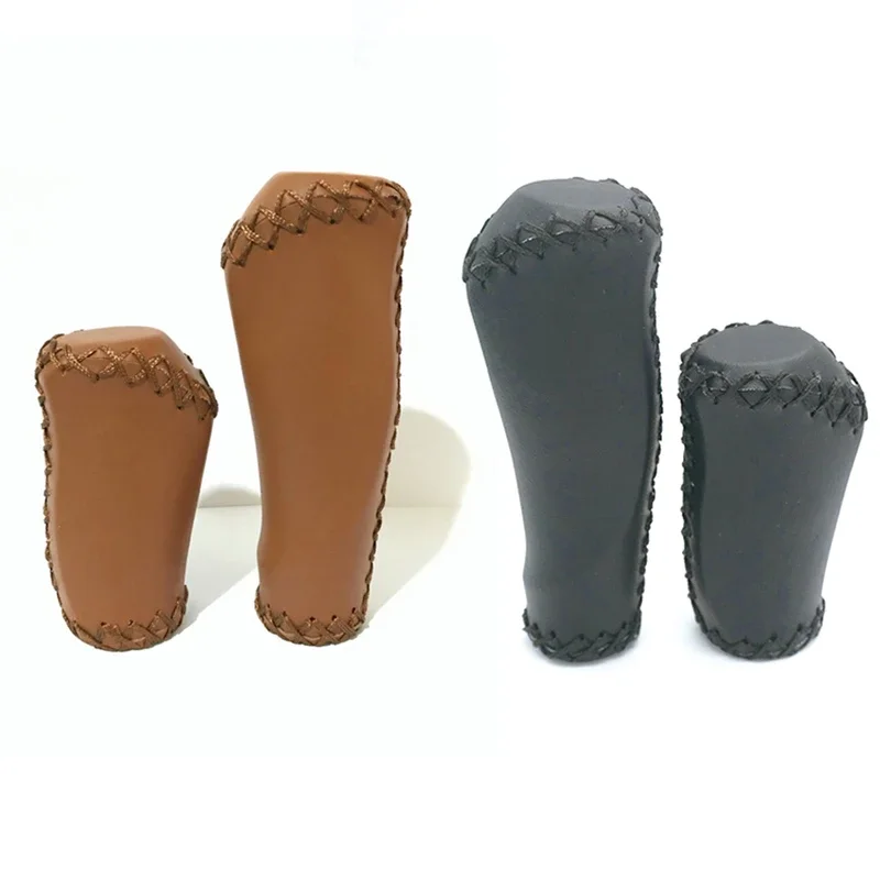 Bicycle Grip Mountain Bike Shift Bar Cover Folding Bike Handlebar 22.2mm Caliber Handlebar Cover Leather Sewn Bicycle Grip