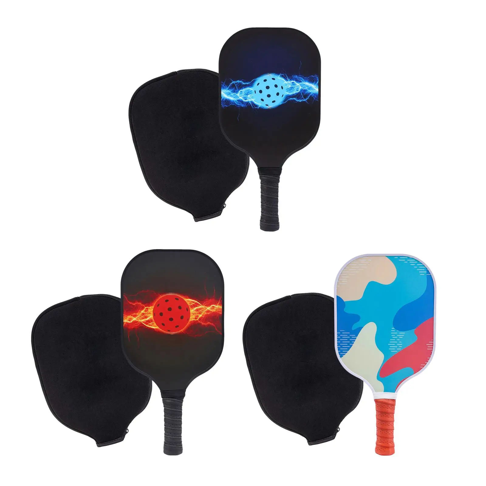 Pickleball Paddle and Storage Bag, Portable Pickleball Paddle with Ergonomic