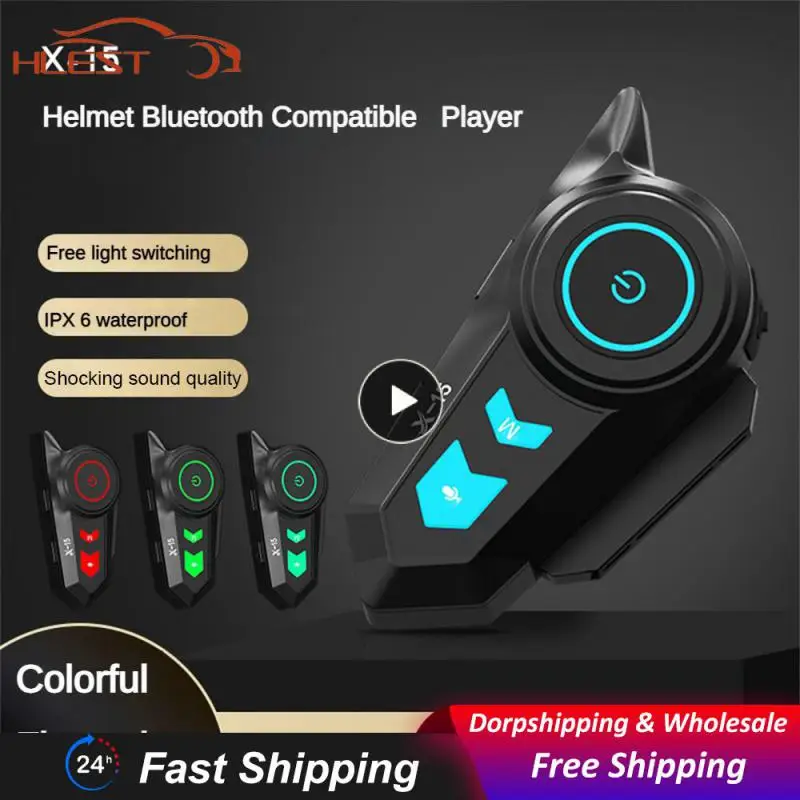 

Bluetooth-гарнитура для мотоциклетного шлема с поддержкой Bluetooth 5,0