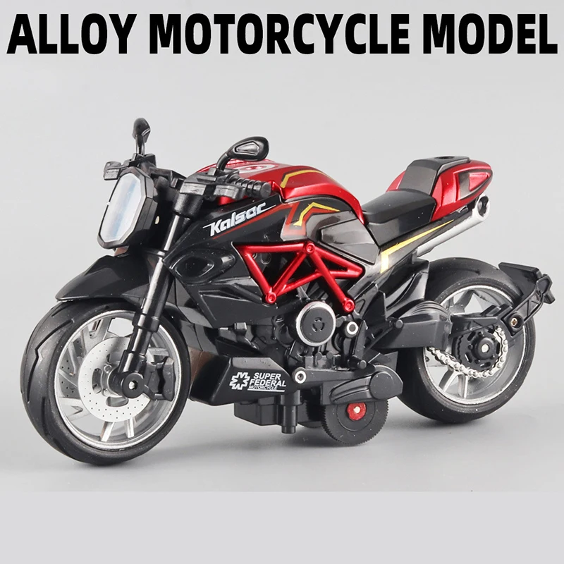 Pocket Toy Alloy Motorcycle Model Miniature Diecast Racing Off