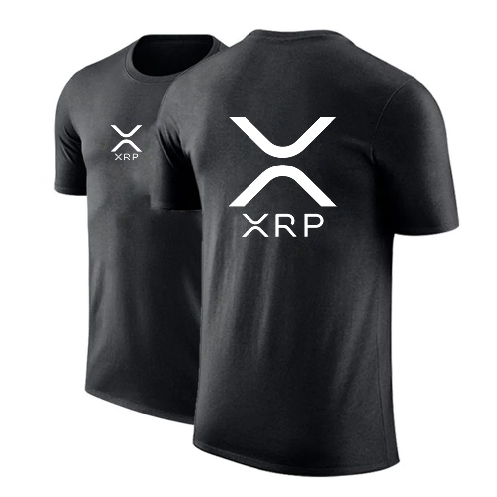 Mens Cotton Short Sleeve Summer T Shirt with XRP Logo