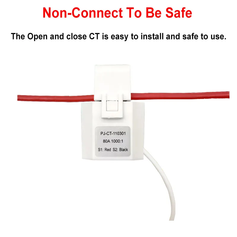 energy monitor WiFi Energy Meter Bidirectional 1/2 Channel Current Sensor Tuya Smart App Monitor Export and Import Power 80A AC110V/240V