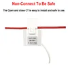 WiFi Energy Meter Bidirectional 1/2 Channel with Current Sensor Tuya Smart App Monitor Export and Import Power 80A AC110V/240V 5