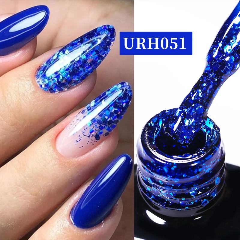 UR SUGAR 7ml Gel Nail Polish 140 Colors Soak Off UV LED Gel Semi Permanent Glitter Varnish Nail Art Salon Base Top Coat Gel
