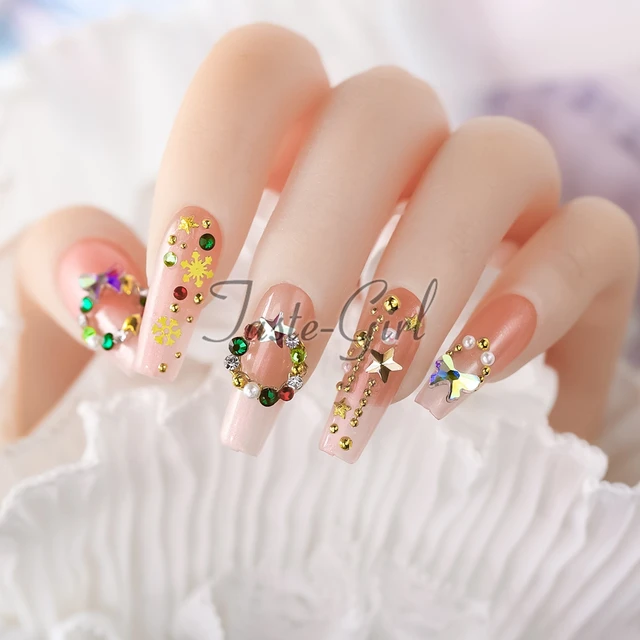 1 BOX DELICATE DIY Gems Fingernail Gems Nail Art Diamonds Phone Case Gems  EUR 7,25 - PicClick IT