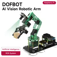 Raspberry Pi 5 Robotic Arm Kit with HD Camera and 6KG 15KG Metal Servo ROS Robot Open Source DIY Electronic Projects for Adults 1