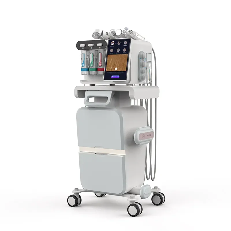 8 In 1 Multi-functional Facial Oxygen Bubble Deep Cleaning Skin Care Equipment Hydra Oxygen Jet dermabrasion machine