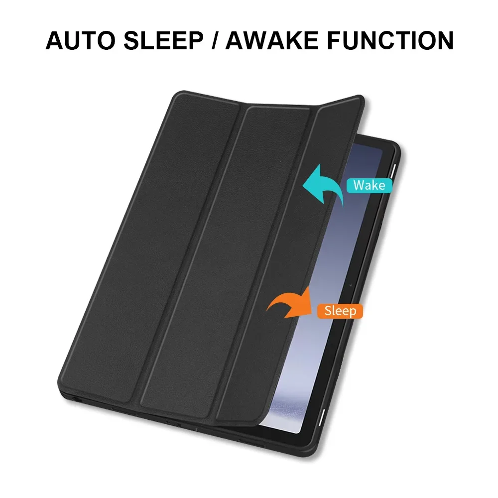 Magnetic Flip Cover with Pen Slot - TPU Soft Case