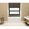 60" Acrylic Alcove Tub Left Hand Drain White Fiberglass Resin Reinforced 60.85 Gallon Capacity Wall Mount Filler Ready Ergonomic 3