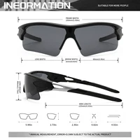 Lunettes de soleil de sport classiques avec lentille UV400 enveloppantes une pièce – Ajustement confortable unisexe pour le cyclisme, la course, la randonnée et l'extérieur 6