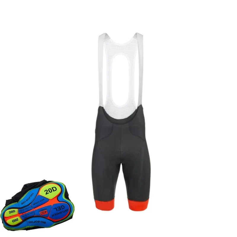Colorful Cycling Bib Shorts Pro Team Mtb Bike Pants Tights For Men Summer Breathable Quick Dry 20D Gel Padded Bicycle Short