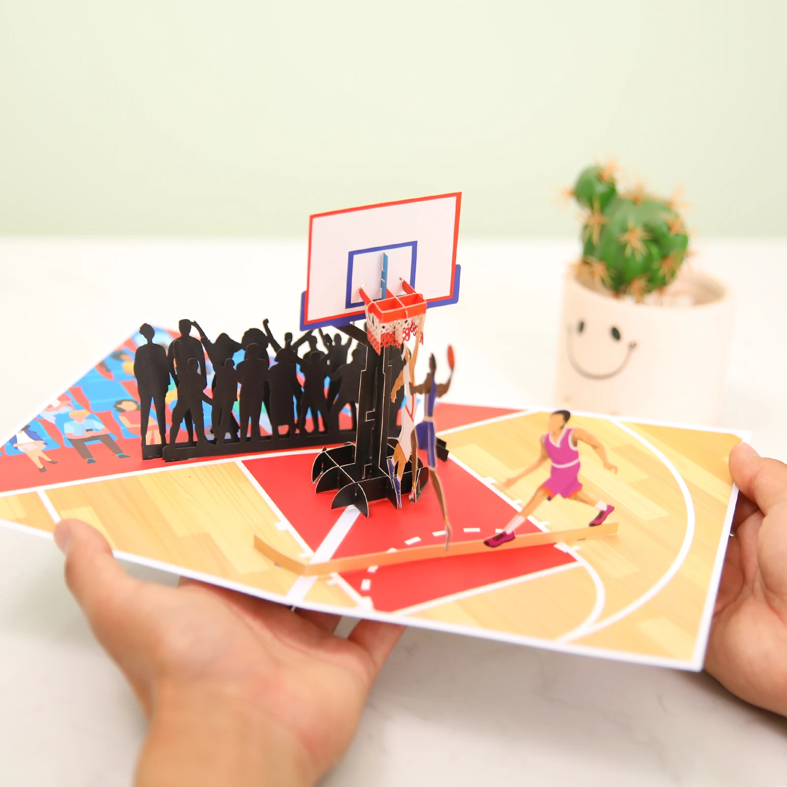 Sports Event Themed 3D Pop Up Card Dad Son Birthday All Occasions Baseball Football Basketball Golf Yoga Equestrian Greeting Cards