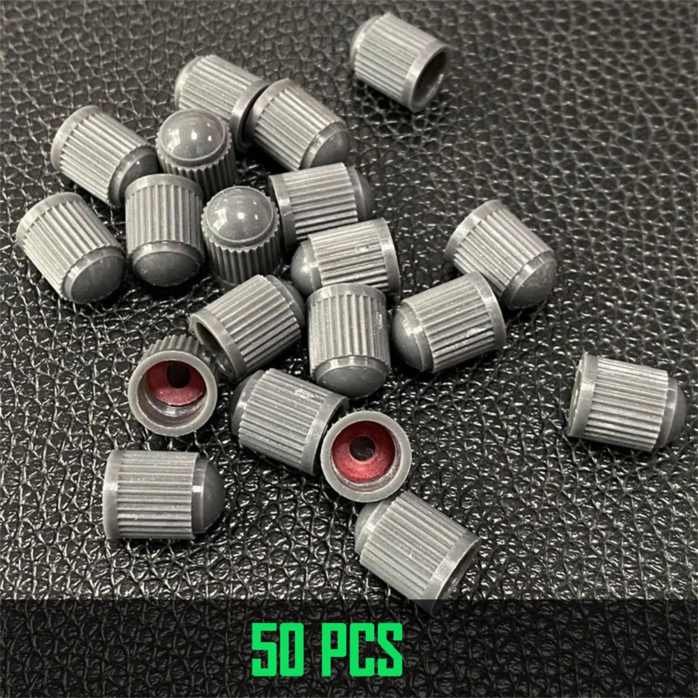 Premium Tire Valve Caps with Rubber Seal - Dustproof and Durable for Cars, Trucks, and Bikes