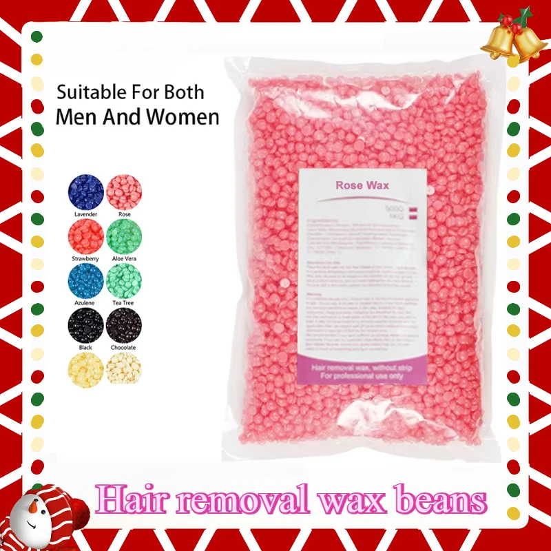 Wax Beans Hot Film Painless Waxing Beads Depilatory 500g/1000g Hard Wax Beans Heating Machine Bikini Face Body Hair Removal