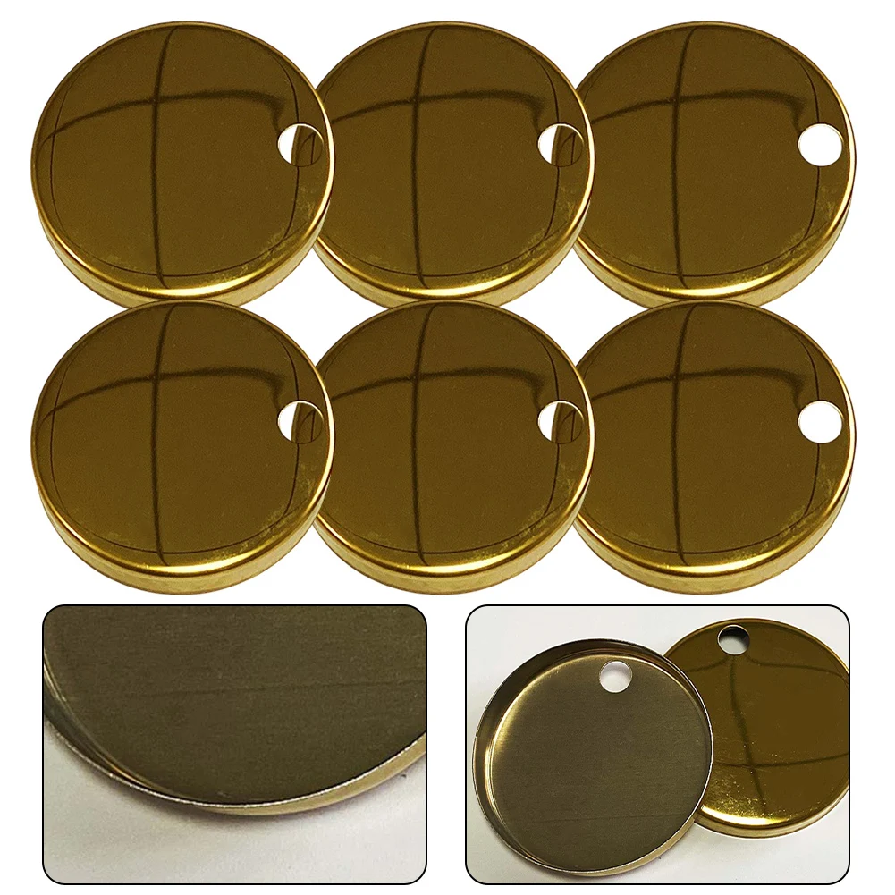 Toilet Seat Hinge Cover 6pcs 60mm Top Fix Toilet Seat Hinge Fixings Covers Pan Top Decorative Brushed Finish toilet seat accessories,toilet hinge replacement