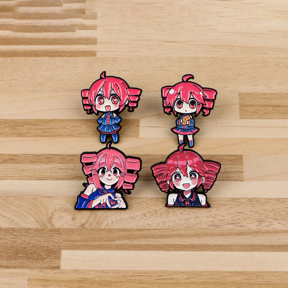 Chic Singer Girl Enamel Pin - Cute Fashion Accessory for Backpacks, Clothes & Gifts