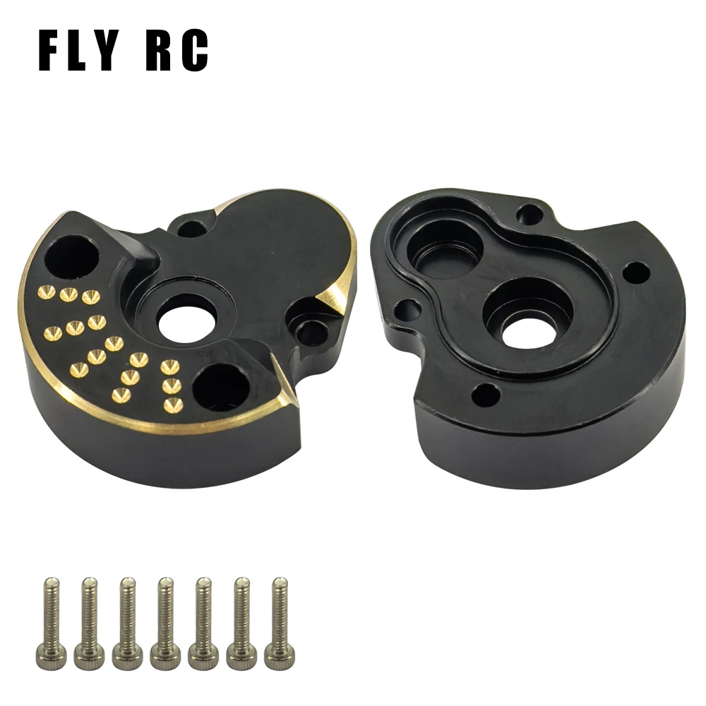 Rc Car Parts Redcat Ascent-18 44g Black Coating Brass Rear Outer Portal Housing Metal Crawler Accessories 1/18 Scale