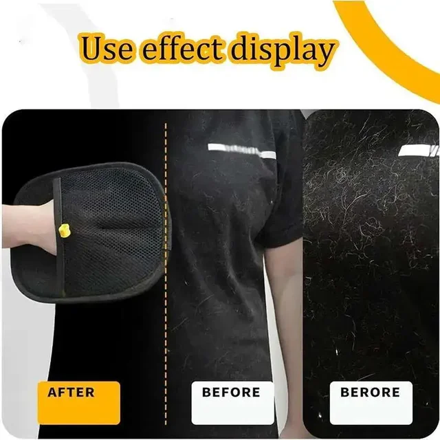 Pet Hair Removal Gloves Double-sided Static Cleaning Grooming Glove Reusable Sofa Carpets Cat Dog Hair Mitts Tool 1~5pcs 2