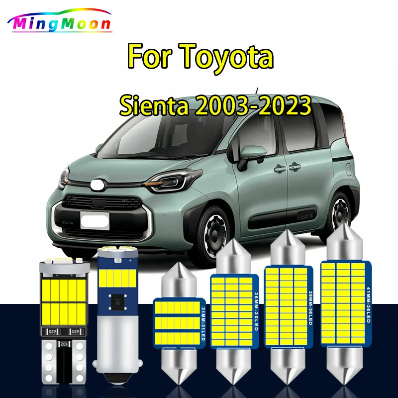 Светодиодные автомобильные фары для Toyota Sienta 2003-2022, габаритные фары, установка Plug and Play