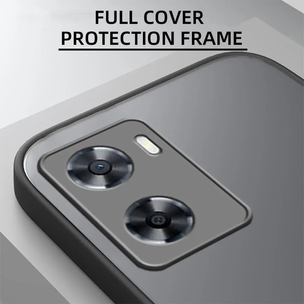 Stoßfeste Rüstung Matte Fall Für OPPO A78 5G A77 A77S A57 A57S A17 A96 A76 A98 A58 A74 A54 A94 4G 5G Realme15 Pro Harte PC Abdeckung – Detail 6