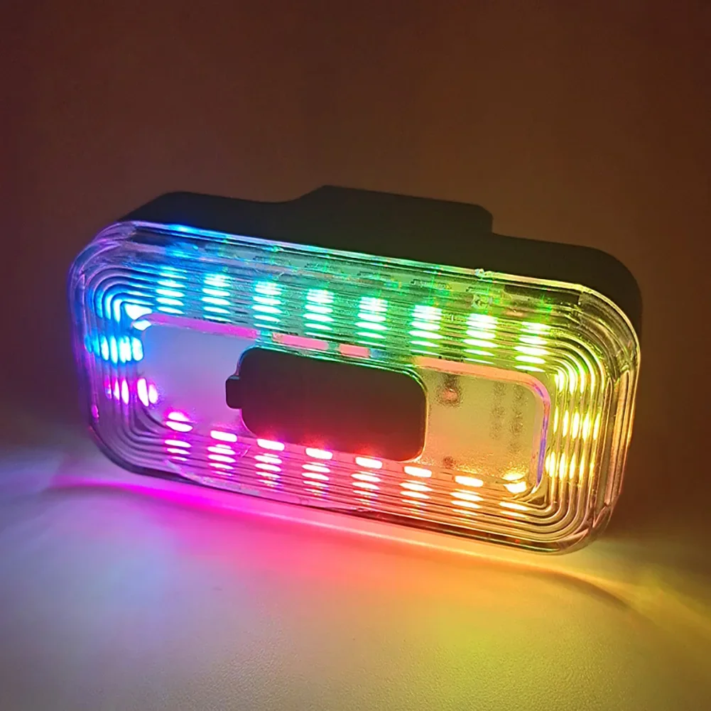 1Pc Bicycle USB Rechargeable Tail Light High Light LED Bike Taillight MTB Night Ringding Warning Lamp Cycling Rear Lights