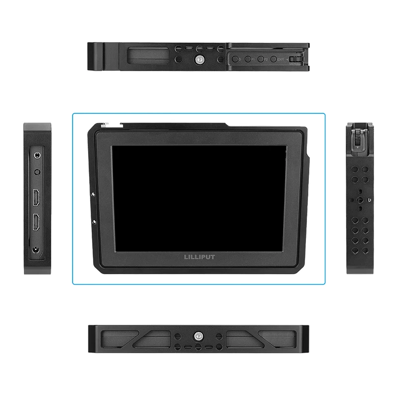 7" Monitor Cage for Lilliput A7S 4K HDTV DSLR Touch Screen On-camera Field Monit