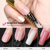 CHUNSHU 15ML Builder Nail Gel In A Bottle 6IN1 Neon Color Nail Construction Extension Gel Polish Clear Pink UV Led Base Top Coat 6