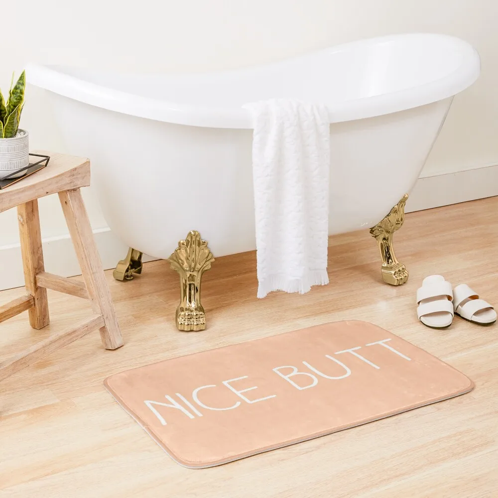 

NICE BUTT Bath Mat Bathroom Kit Rug Slip-Resistant