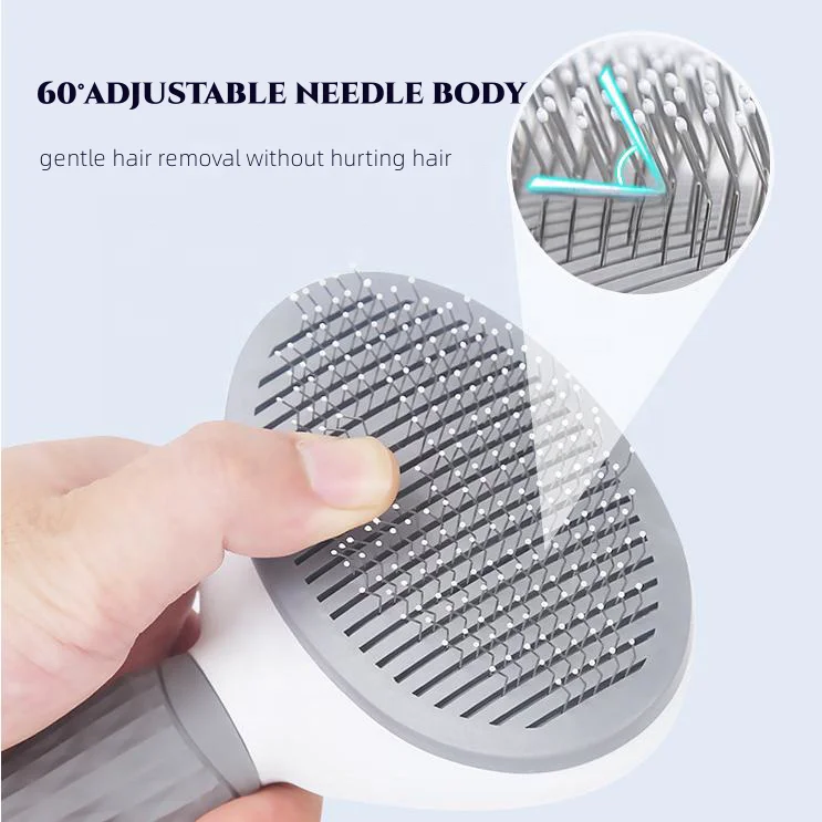 Pet Dog Brush Cat Comb Self Cleaning Pet Hair Remover Brush For Dogs Cats Grooming Tools Pets Dematting Comb Dogs Accessories pet grooming tools