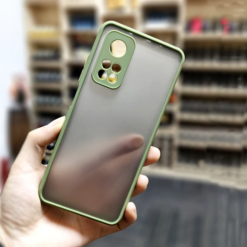 Cute Transparent Phone Cover with Skin Feel Finish