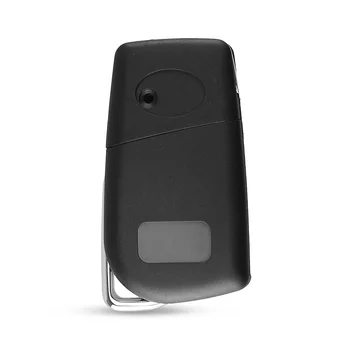 Chiave telecomando per Toyota TOY43 6 Chiave telecomando per Toyota TOY43 - KEYYOU sostituzione pieghevole Flip Remote Key Shell Case Fob 2 pulsante per lama Toyota TOY43