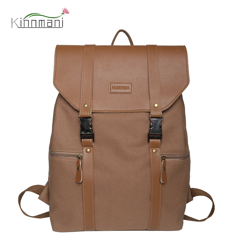 

Large Capacity Soft Leather Unisex Backpack Drawstring Buckle Design Mountaineering Bags Anti-theft Side Zipper Casual Backpacks