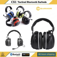 Hearing Protection Noise-proof Shooting Earmuffs EARMOR Bluetooth C51 Electronic Noise Canceling Tactical Communication Headset 1