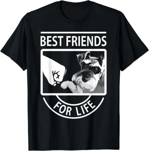 

Футболка унисекс Schnauzer Best Friends For Life