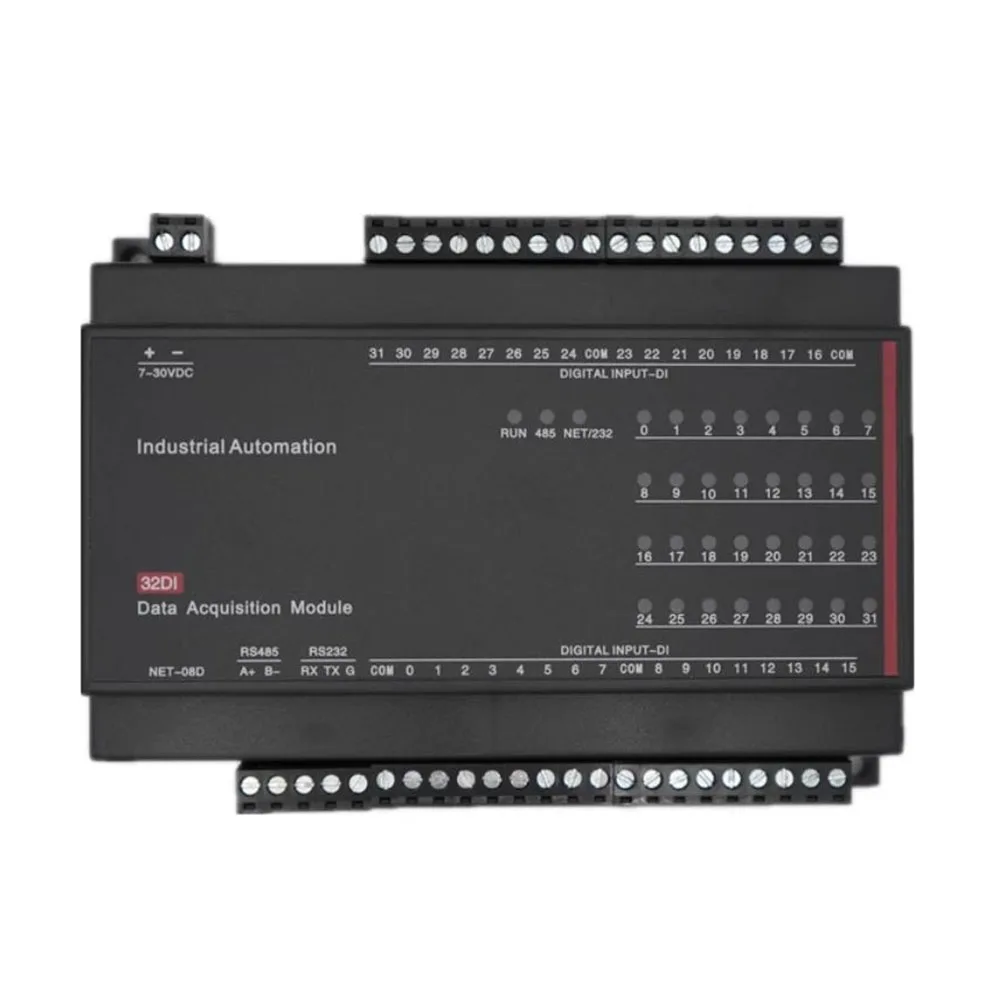 

RTU-308D 32DI Кнопка цифрового входного модуля и другой сбор информации о статусе загрузите верхний компьютер через RS485
