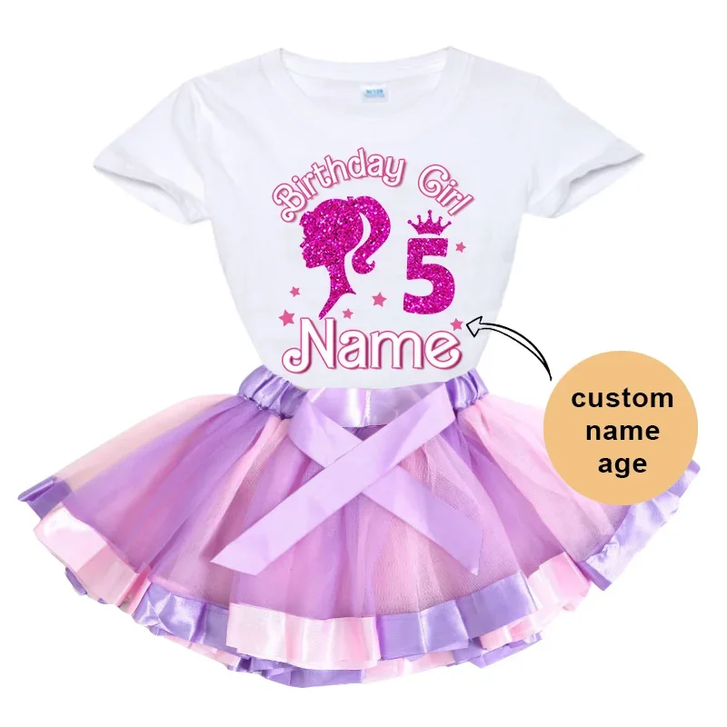 Rainbow Birthday Tutu Dress 2