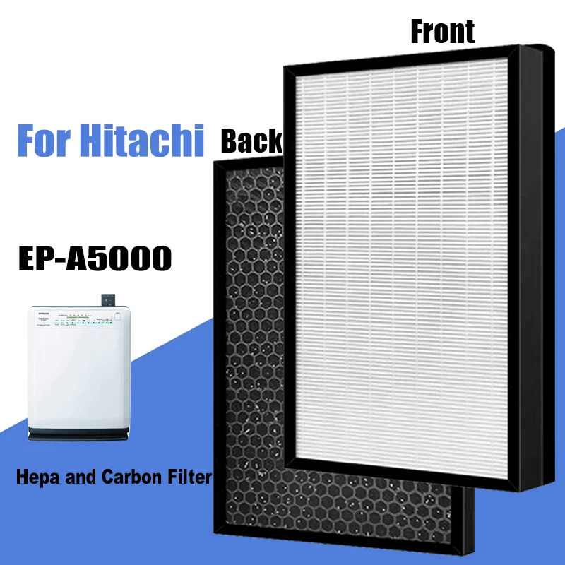 Hepa & Filtro de Carbono para Hitachi Purificador de ar Ep-a5000 Epf-pz30f