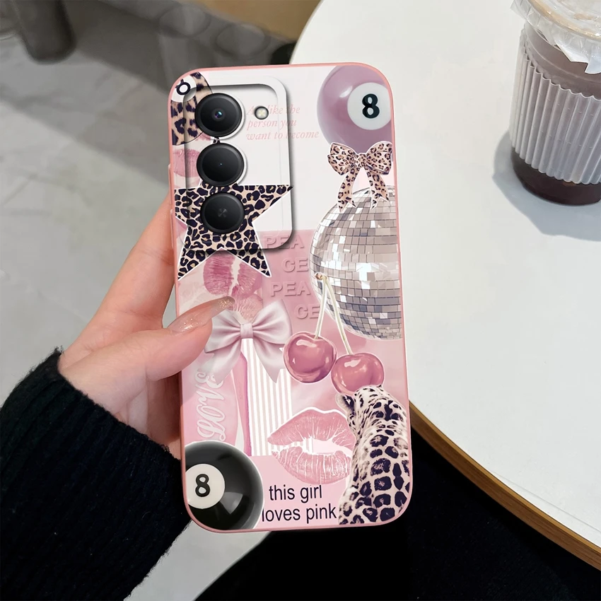 Delicate Lace Pattern Phone Case with Camera Protection & Shock Absorption
