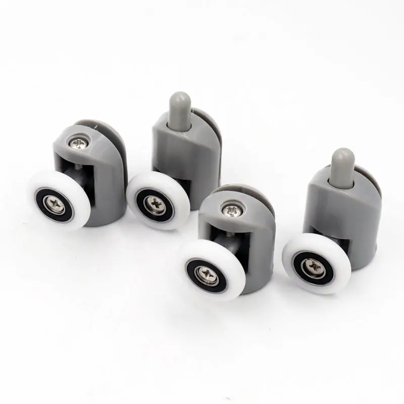 4pcs-8pcs/set zuhany Lakosztály Házikó Szállítő csiga / zuhany szoba Úthenger /runners/wheels/pulleys Átmérő 20mm/22mm/23mm/25mm/27mm