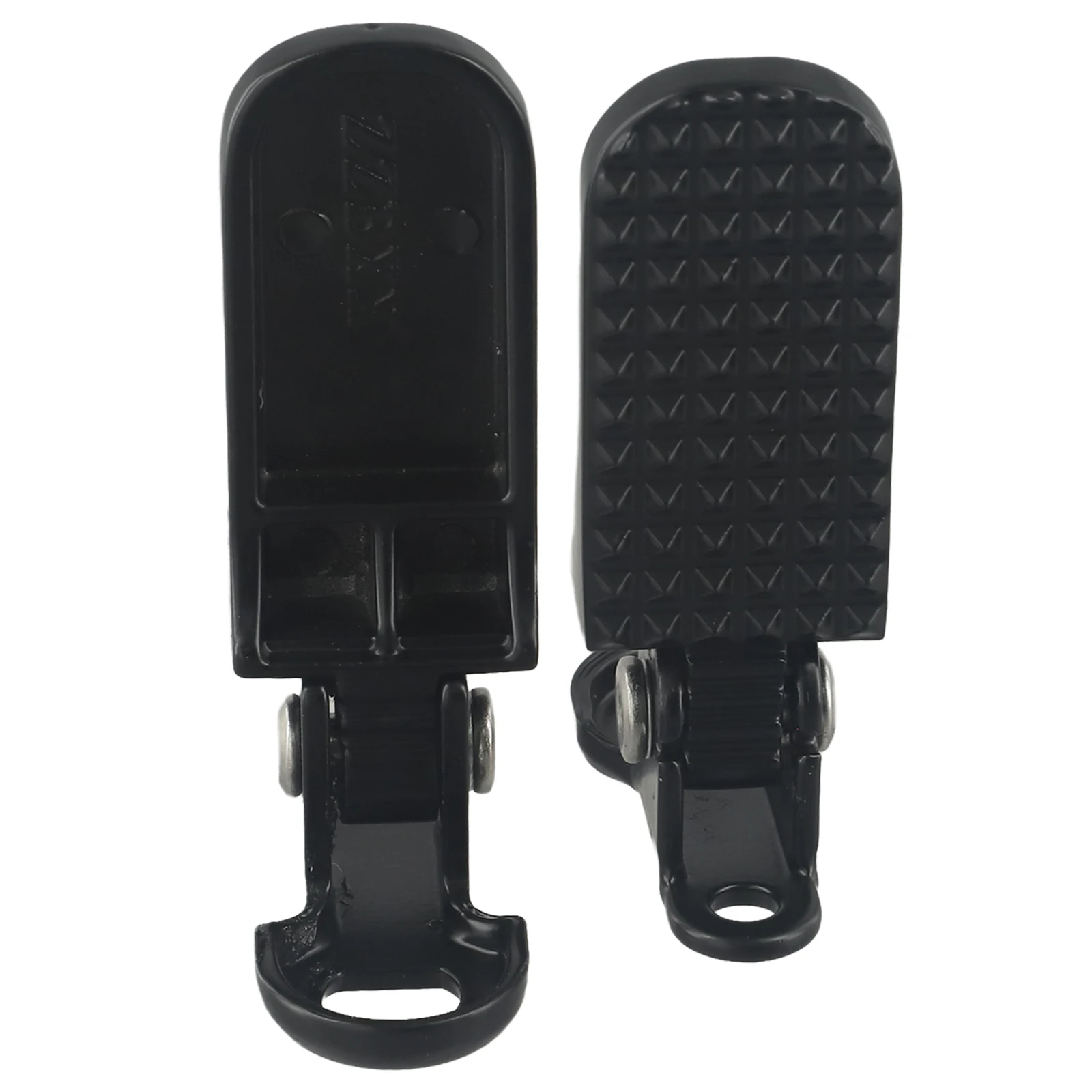 1 paar Fahrrad Hinten Pedal Faltbare Fußstützen Anti Slip Muster Aluminium Legierung Fuß Unterstützung Pedal Elektrische Fahrrad Motorrad Teil – Detail 6