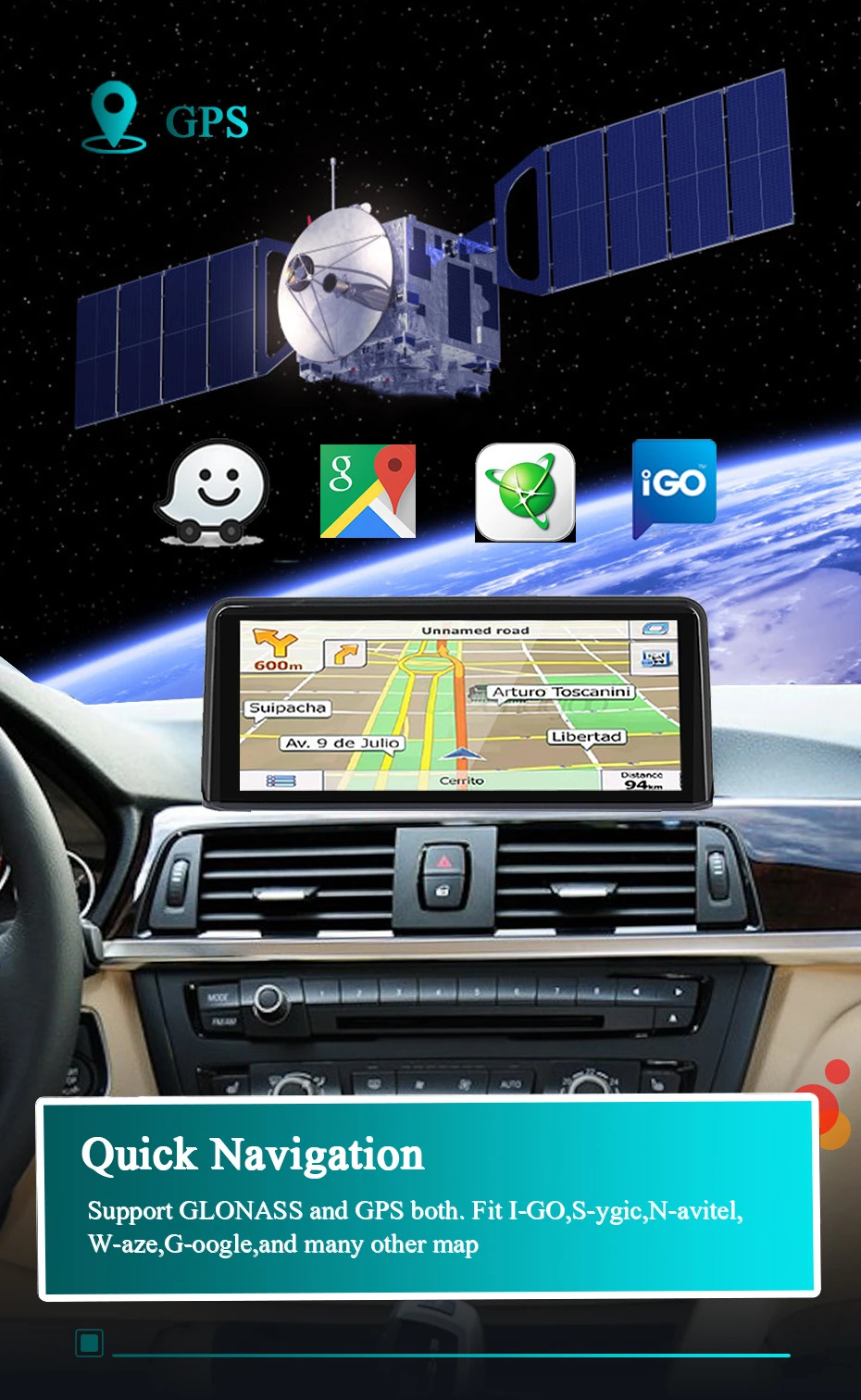 12,5-Zoll-Bildschirm, kabelloses Carplay, Android 15 Autoradio für BMW Serie F30 F31 F32 F33 F34 F36 2013-2017, Multimedia-Player, 2 DIN – Detail 15