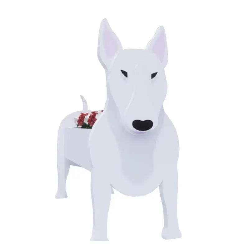 

Garden Dog Shape Flower Pot Flower Planter Puppy Plant Container Cute Dog Shape Plant Pot PVC Planter Garden Decoration Cactus