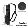 Archery Back Arrows Quiver Bag, Quiver Arrow Holder with Molle System and Pockets Archery Quiver for Hunting Shooting Target Pra 2