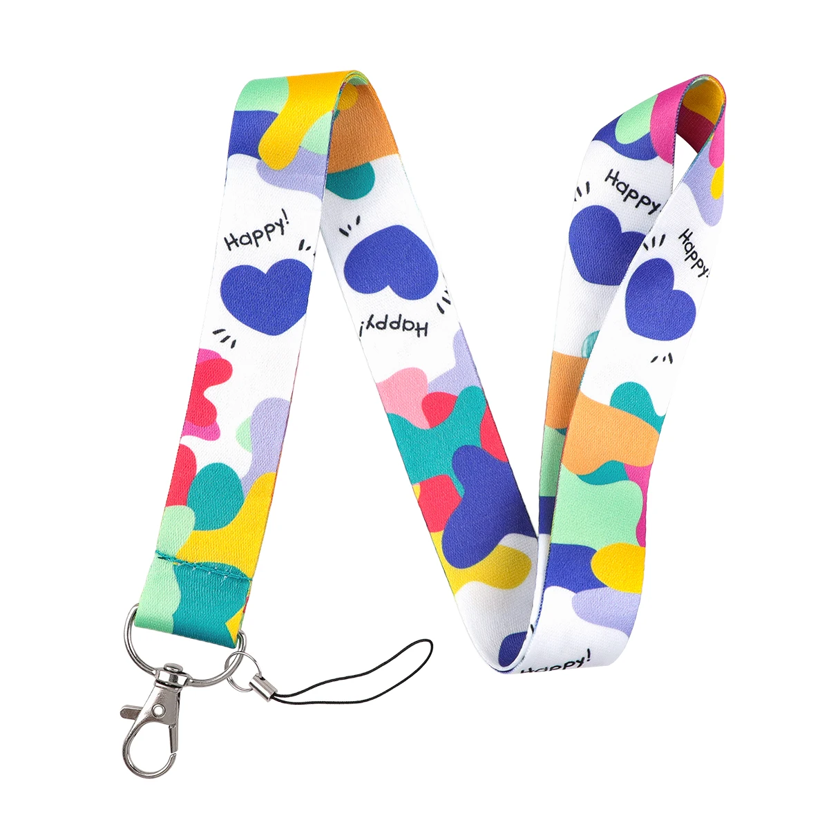 Elegant Heart Lanyard Neck Strap for Keys, ID Cards, and Badge Holder Accessories