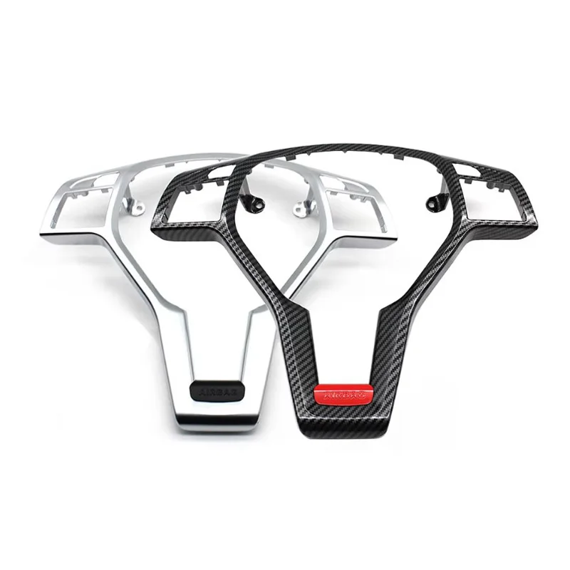 Auto Innen Lenkrad Panel Abdeckung Trim Für Mercedes Benz A C E CLA CLS SLK Klasse W176 W204 W212 W207 W117 C218 C63 E63