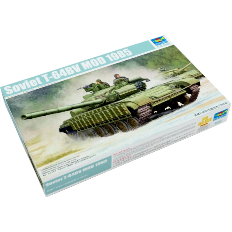 

Trumpeter 05522, модель 1/35 T-64BV, МБТ, основной боевой танк, военная пластиковая Коллекция игрушек, сборная модель ручной работы, набор для сборки