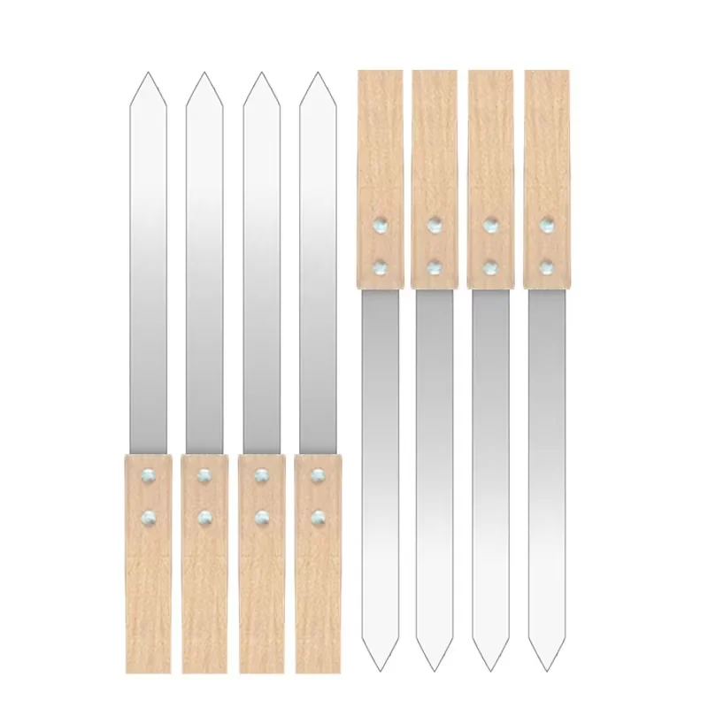 Jandays Spiedini Per Kebab In Metallo, Set Da 10 Pezzi Per Griglia Di Carne In Acciaio Inox Piatti Larghi Riutilizzabili Per Barbecue Kabob Cocktail Accessori Essenziali Per Feste Frutta