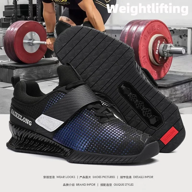

Selling Men Squat Hard Pull Shoes Big Size 46 Indoor Gym Shoes Mens Top Quality Weight Lifting Training Shoe Designer Sneakers