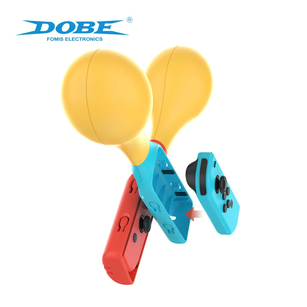 Maracas for Switch Left and Right Small Controller Somatosensory Game Handle for Switch OLED Controller Hammer Game Grip 1 Set
